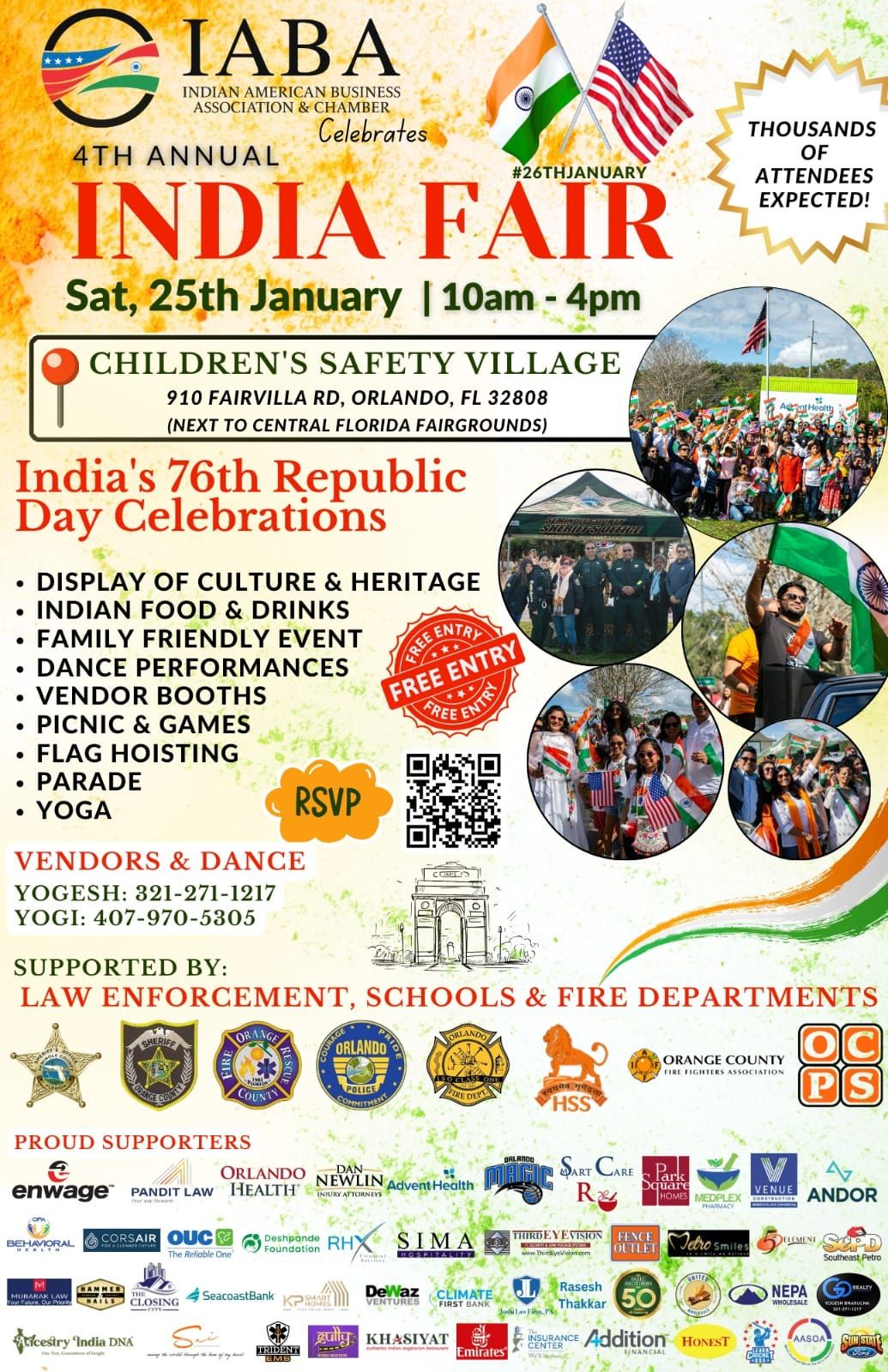 IABA 4th Annual India Fair 2025- Jan 25th 