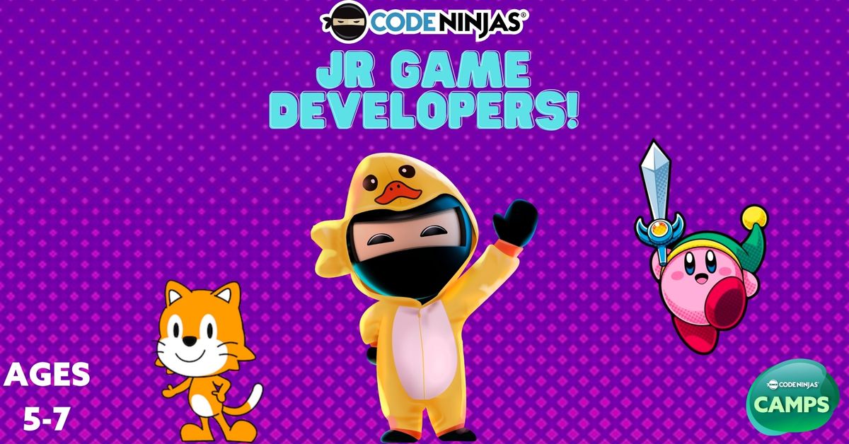 Summer Camps - JR Adventure's in Game Design - Code Ninjas Guildford