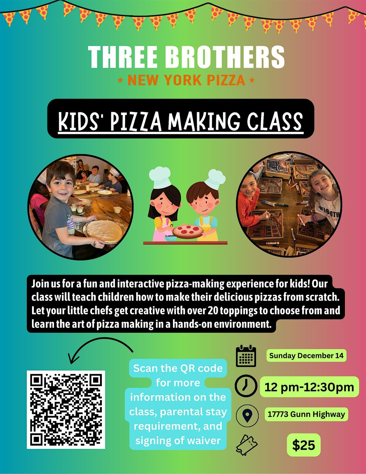 Kids' Pizza Making Class - Odessa 12pm