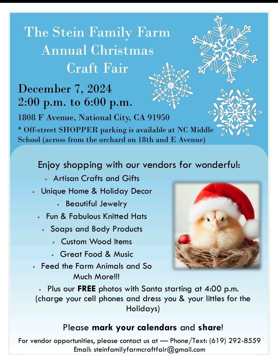 Annual Christmas Craft Fair