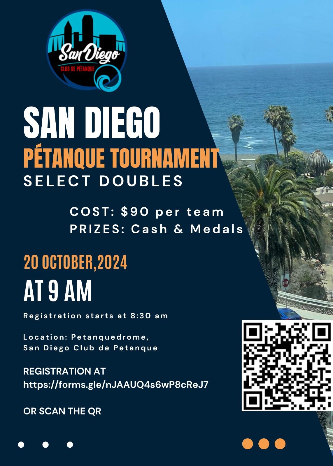 2024 San Diego Open P\u00e9tanque Tournament