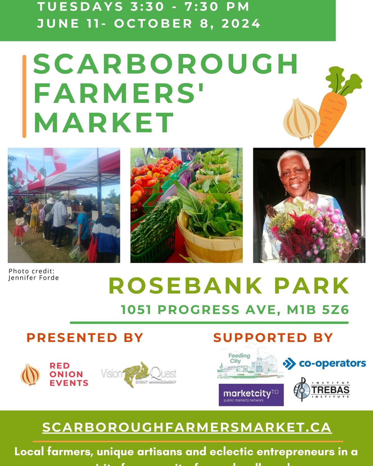 Scarborough Farmers' Market, Rosebank Park