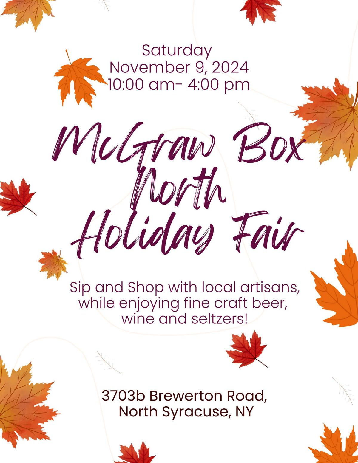 1st HOLIDAY FAIR