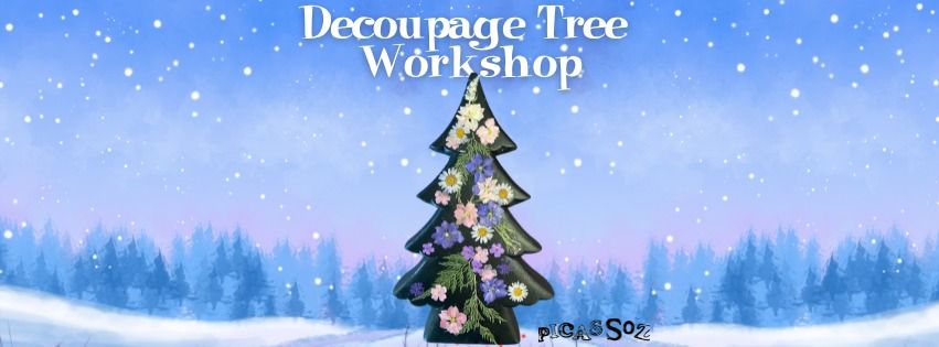 Decoupage Christmas Tree Workshop