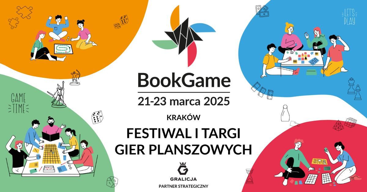 BookGame 2025 | 3. Festiwal i Targi Gier Planszowych | Krak\u00f3w \ud83c\udfb2