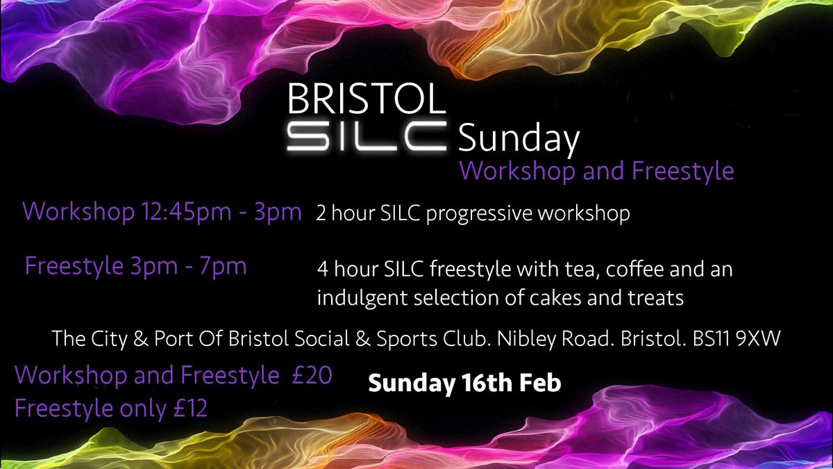 SILC Sunday Workshop and Teadance - Sunday 16th Feb 