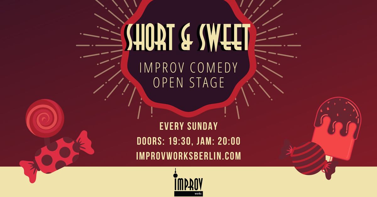 Short & Sweet: Short-Form Improv Open Stage