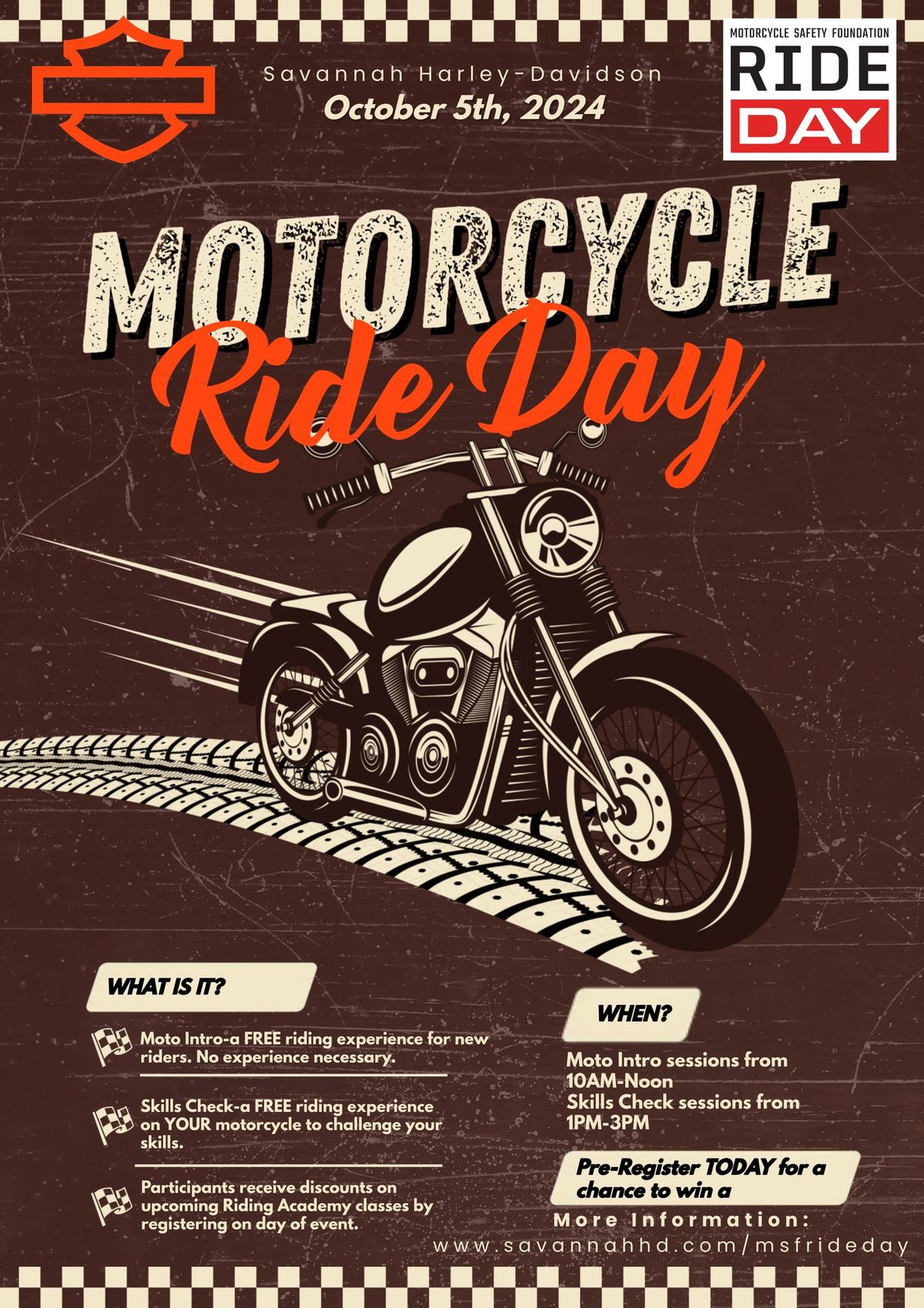 Motorcycle Ride Day presented by the SH-D Riding Academy