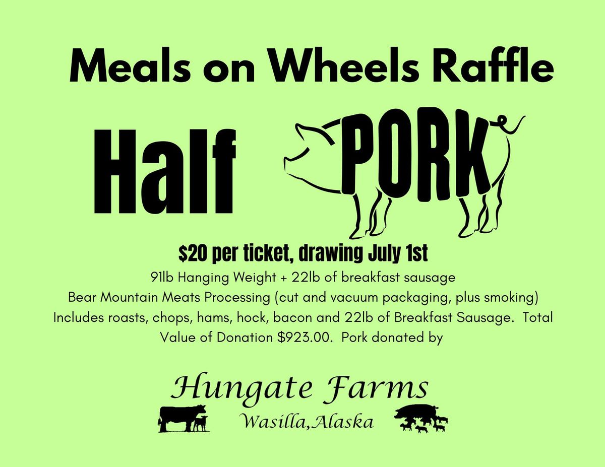 Meals on Wheels Fundraiser Raffle