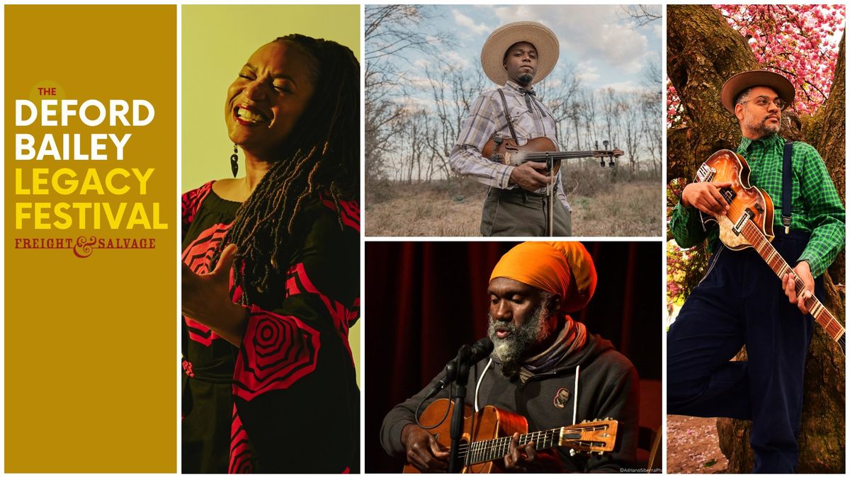 Miko Marks, True Blues with Corey Harris & Cedric Watson, Dom Flemons at the Freight