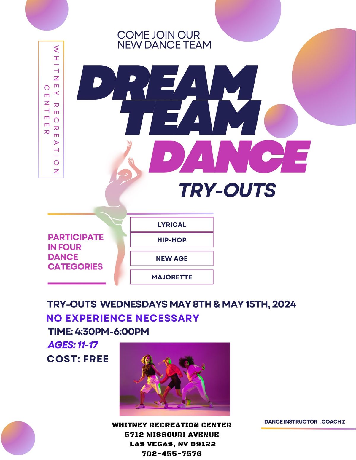 Dream Team Try Outs