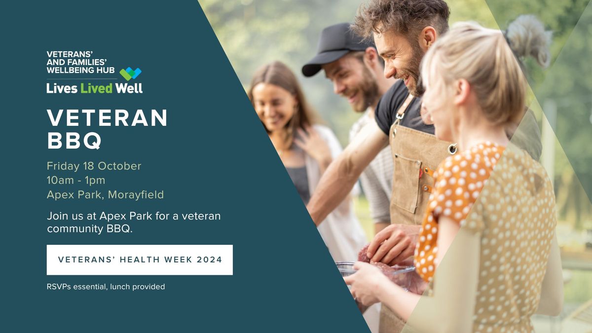 Veterans Community BBQ - Veterans' Health Week 2024