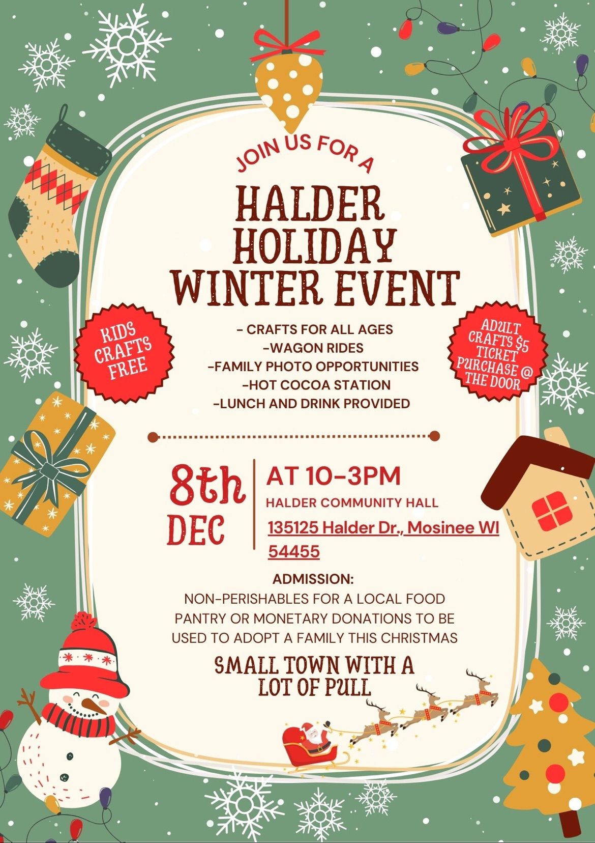 Halder\u2019s 2nd Holiday Winter Event