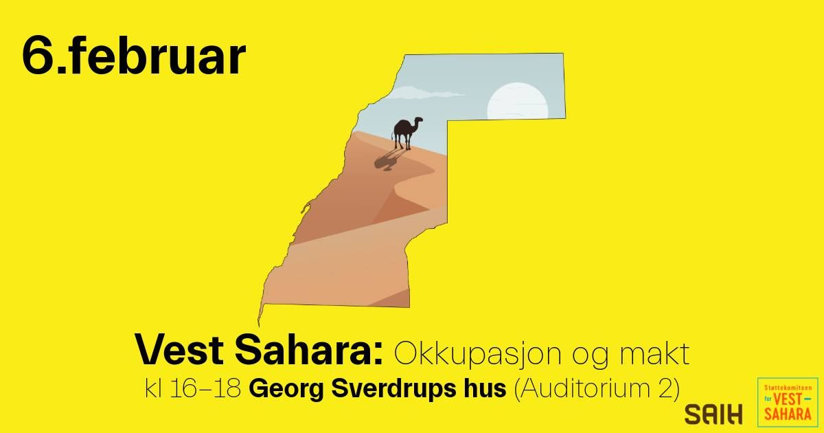 Foredrag: Vest-Sahara: Okkupasjon og makt