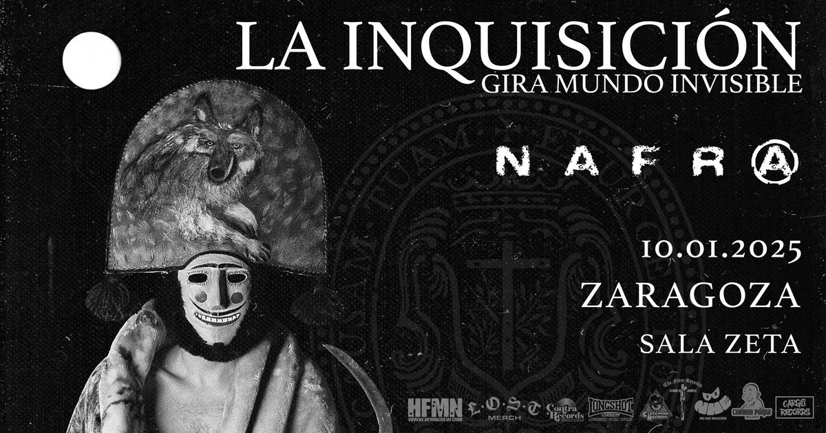 La Inquisici\u00f3n + Nafra (10\/01\/2025) ZARAGOZA @ Sala Zeta