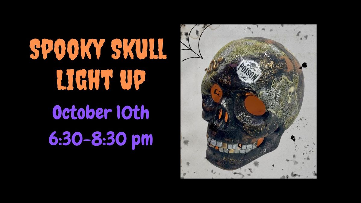 Spooky Skull Light Up Class