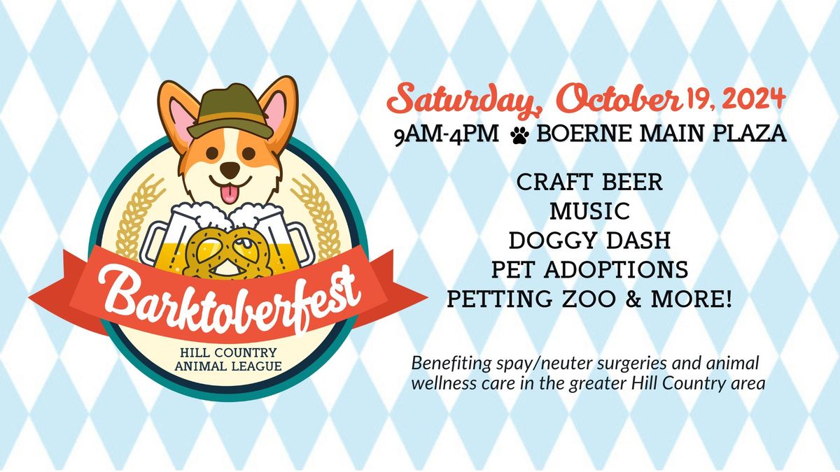 Barktoberfest 2024, Hosted by Hill Country Animal League