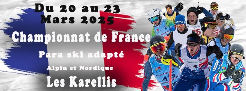 Championnat de France para ski adapt\u00e9