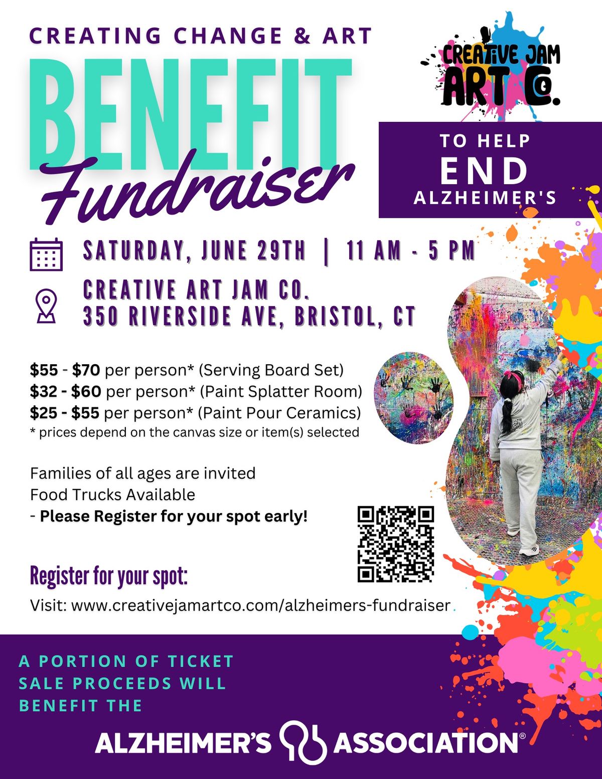 Creating Change & Art Benefit Fundraiser