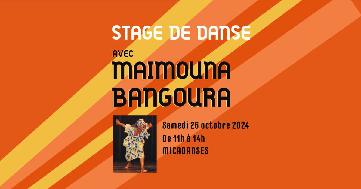 Stage de danse guin\u00e9enne 