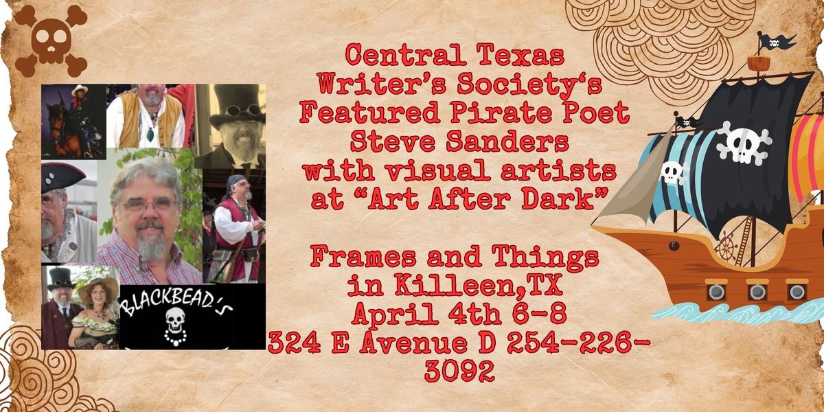 "Art After Dark" Featured Pirate Poet Steve Sanders