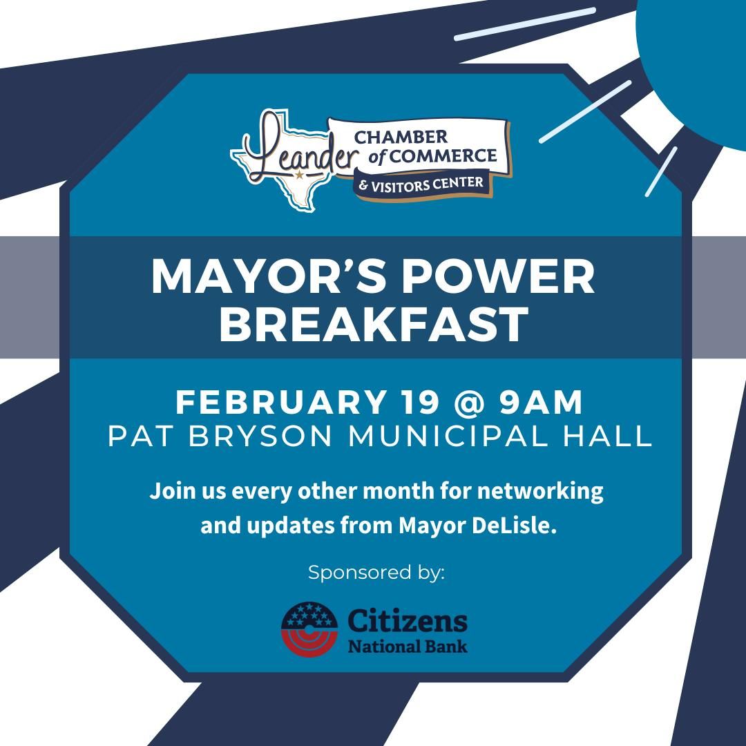 Mayor's Power Breakfast presented by Citizens National Bank