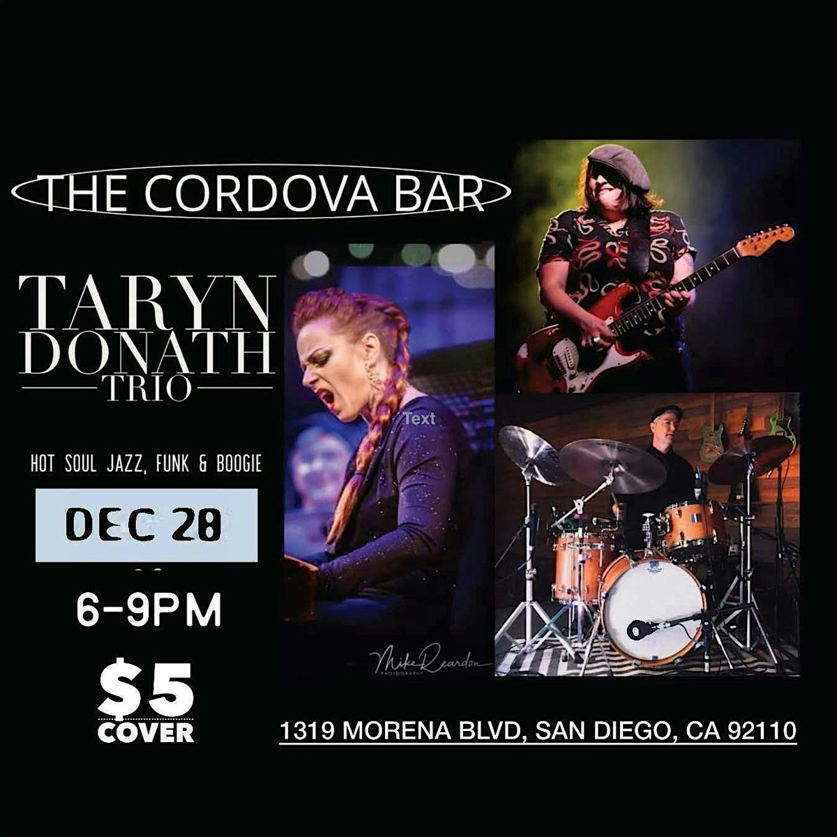 Live Music Sundays w\/ Taryn Donath Trio & Special Guests