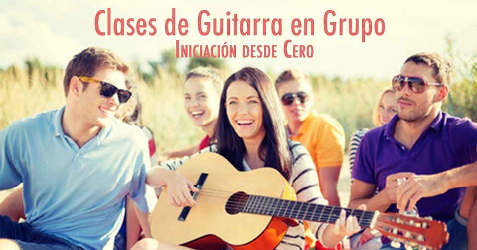 Clases de Guitarra en Grupo Nivel Iniciaci\u00f3n