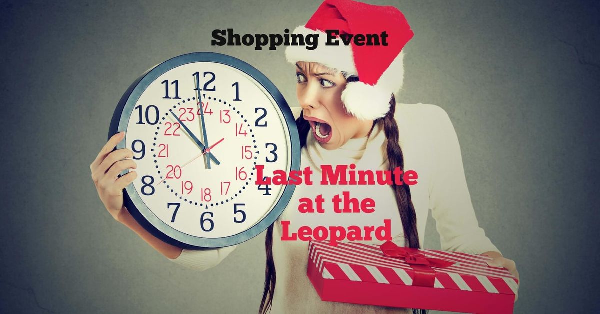 Last Minute at the Leopard Sales Event