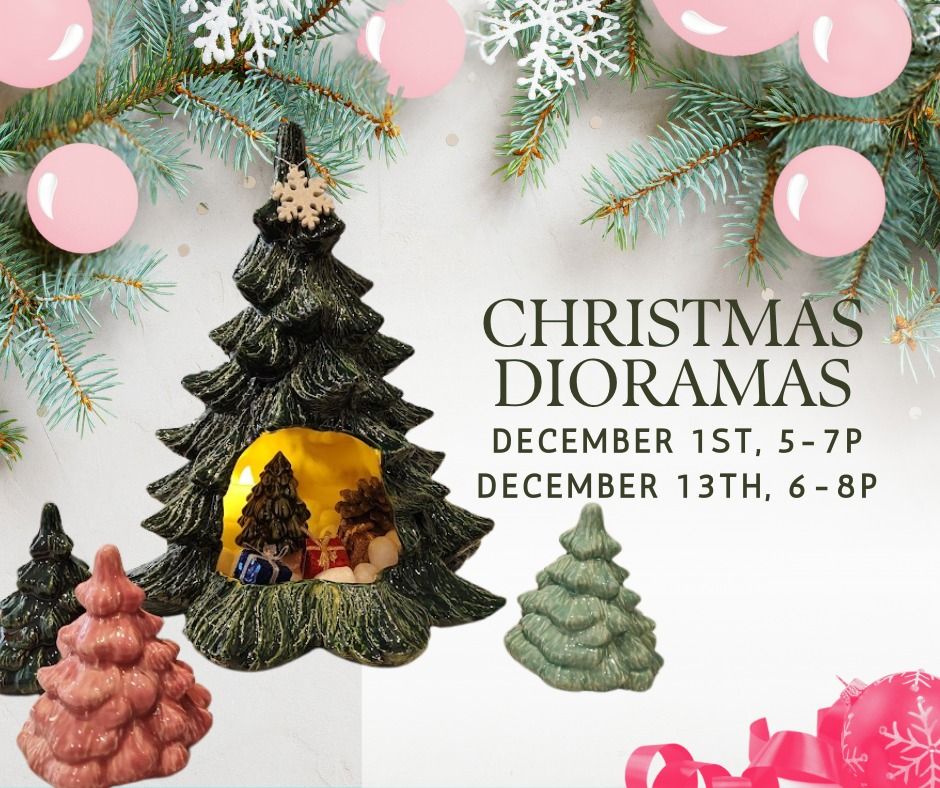 Christmas Dioramas at KILN CREATIONS