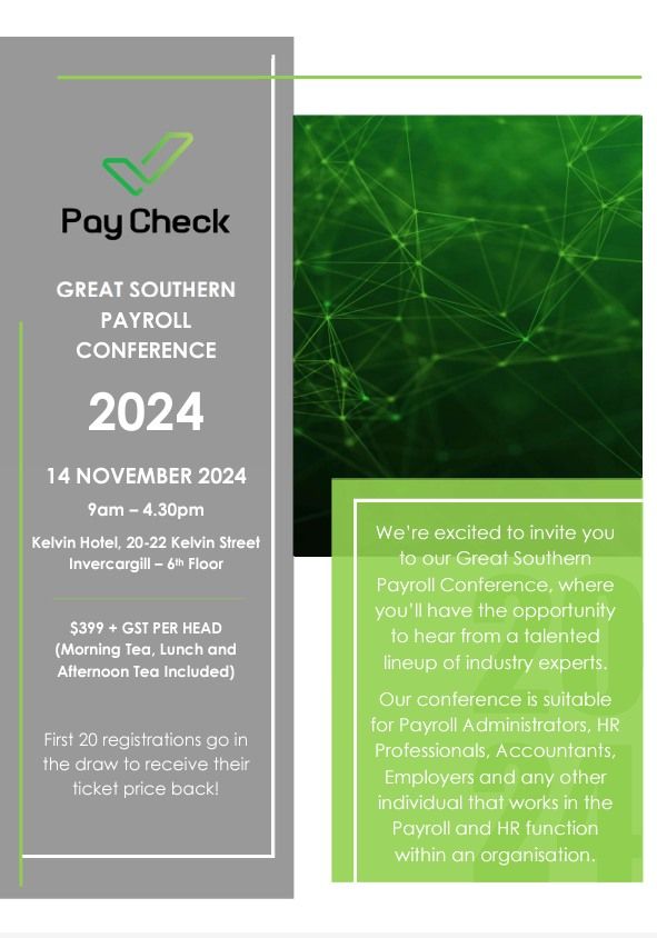 Great Southern Payroll Conference 2024