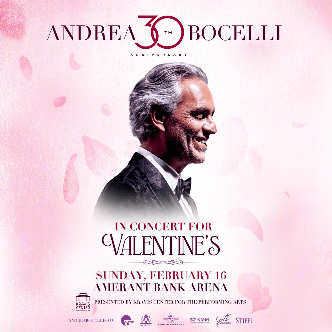 Andrea Bocelli at Amerant Bank Arena