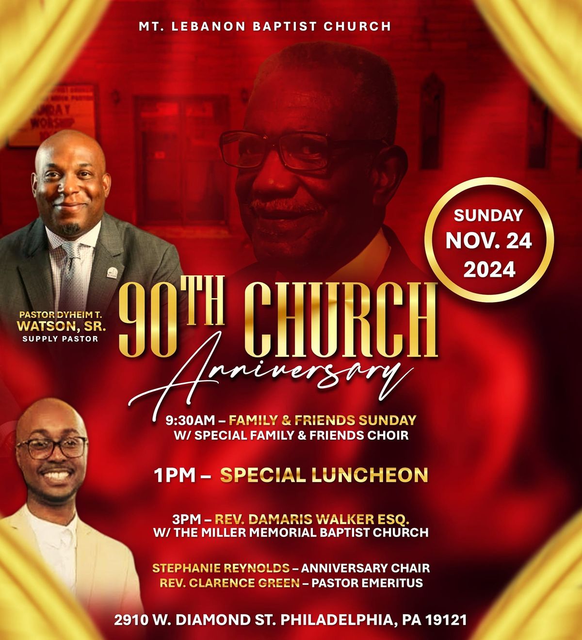 Celebrating 90 Years! Church Anniversary 