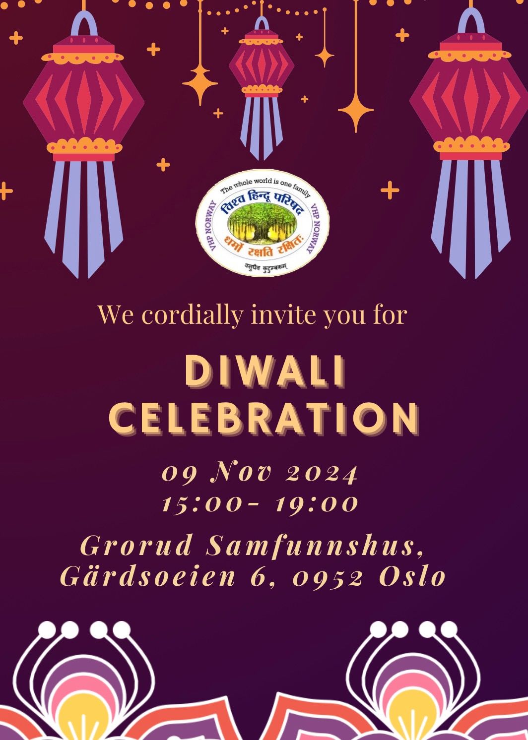 VHP Norway Diwali celebration 