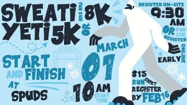 Sweati Yeti 5K & 8K Fun Run