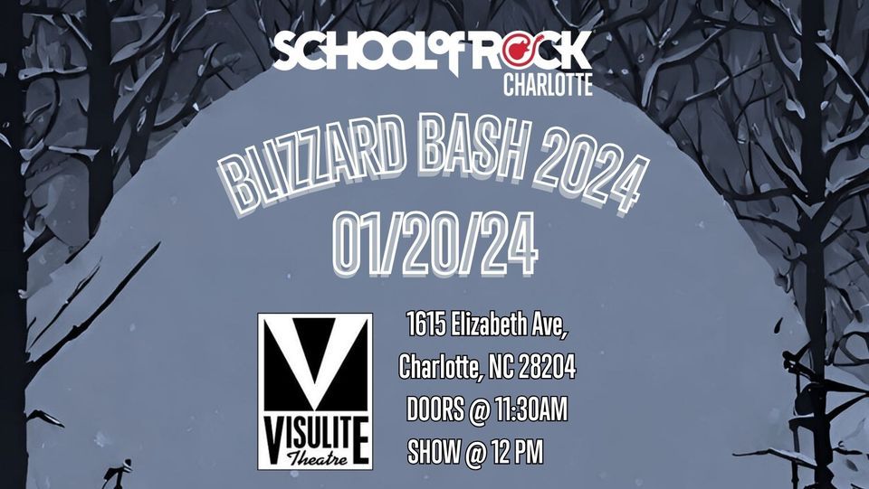 School Of Rock Charlotte Blizzard Bash 2024, Visulite Theatre