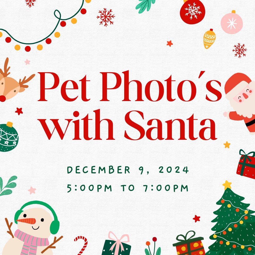 Pet Photo's with Santa