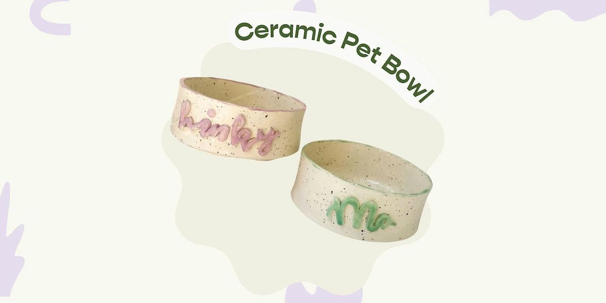 Pups & Pints: Make Your Own Ceramic Dog Bowl! 