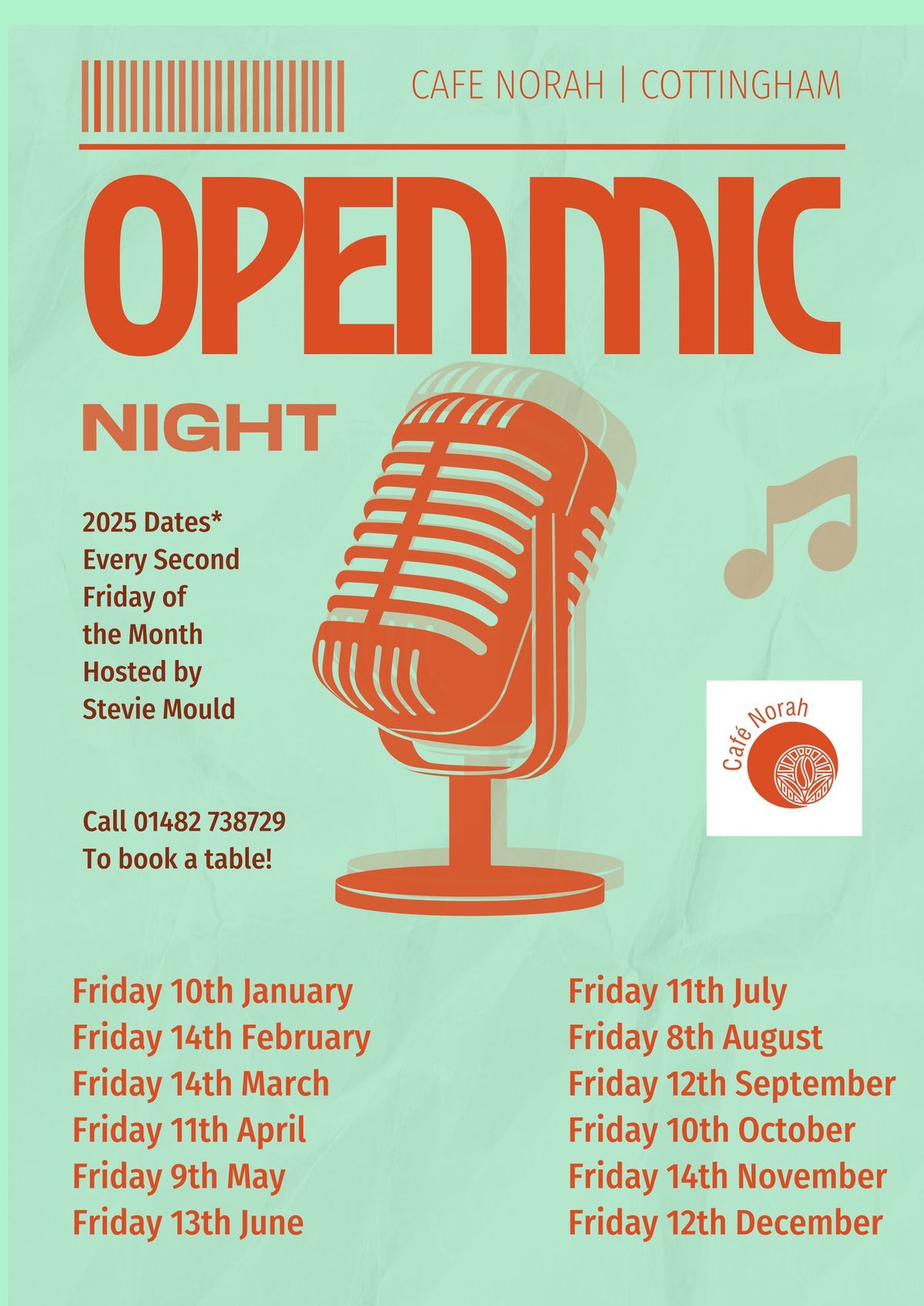 Open Mic @ Cafe Norah 