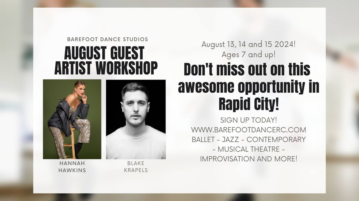 August Guest Artist Workshop