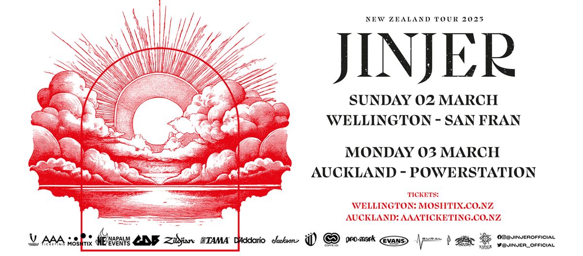 JINJER NZ Tour - Wellington