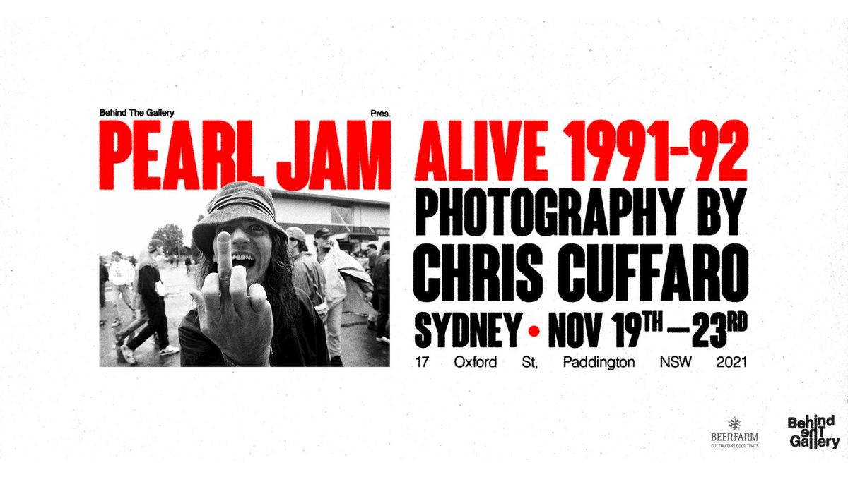 Pearl Jam x Chris Cuffaro Photography Exhibition | Sydney