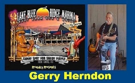 Gerry Herndon at The Boat Dock Bar and Grill at Lake Blue Ridge Marina