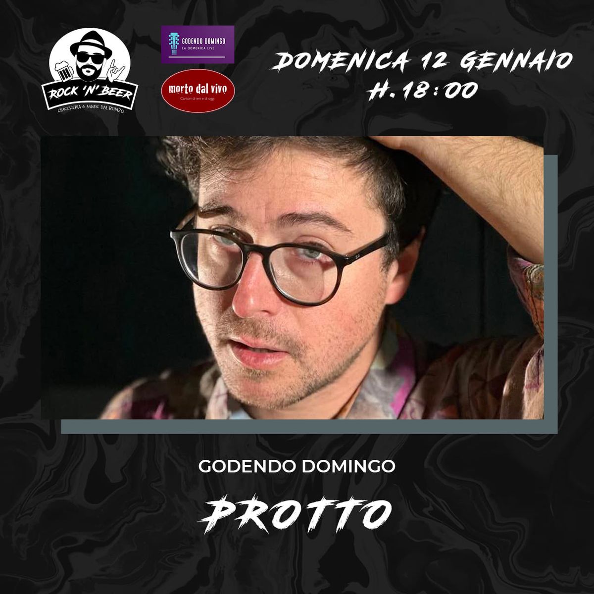 GODENDO DOMINGO| PROTTO - L'aperitivo domenicale live @ Rock'n'Beer