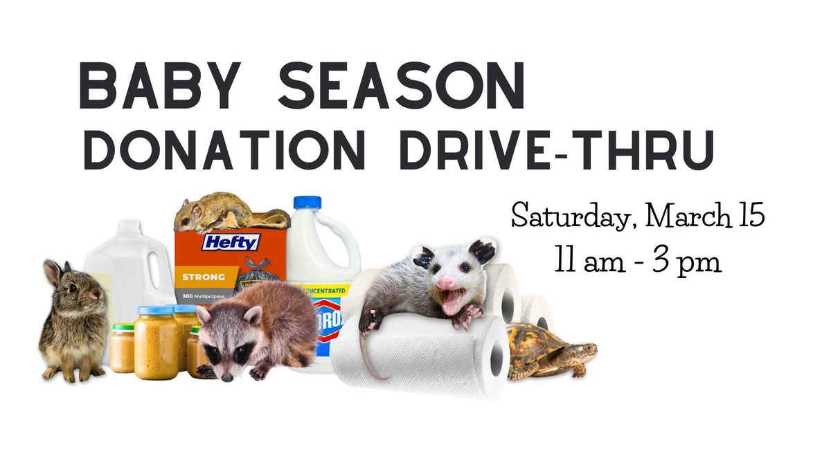 Baby Season Donation Drive-Thru