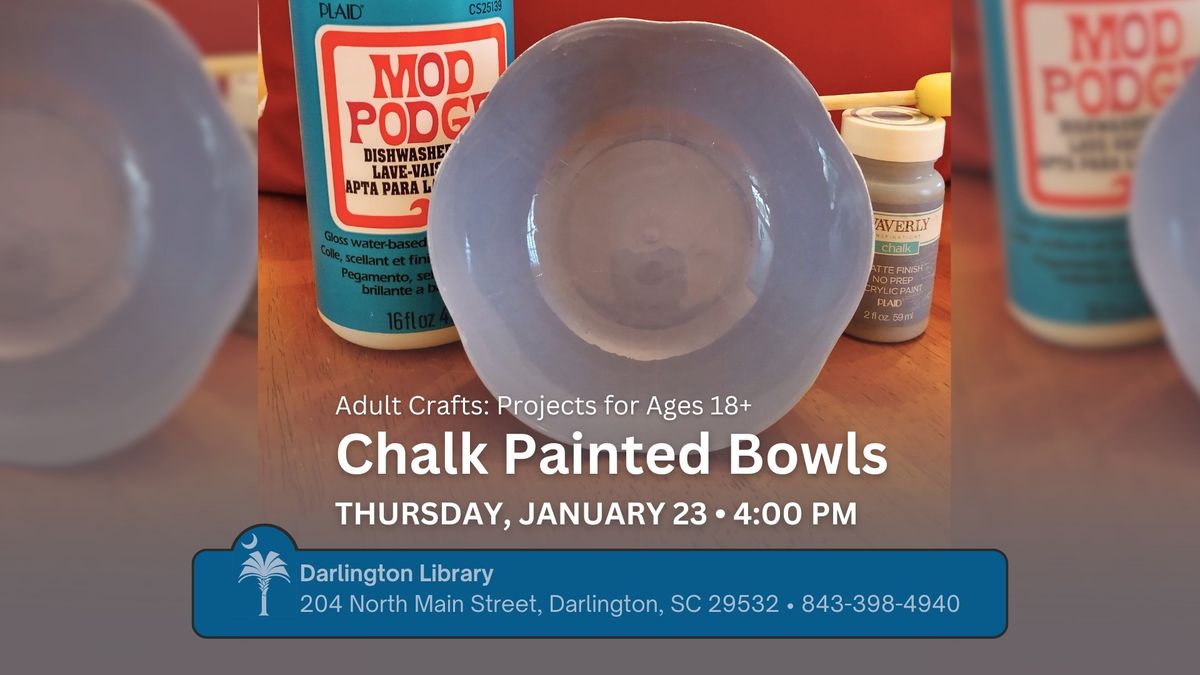 Chalk Painted Bowl Craft