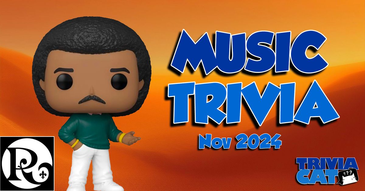 Grand Rapids (Rezervoir Lounge) Music Trivia - Nov 2024 Edition