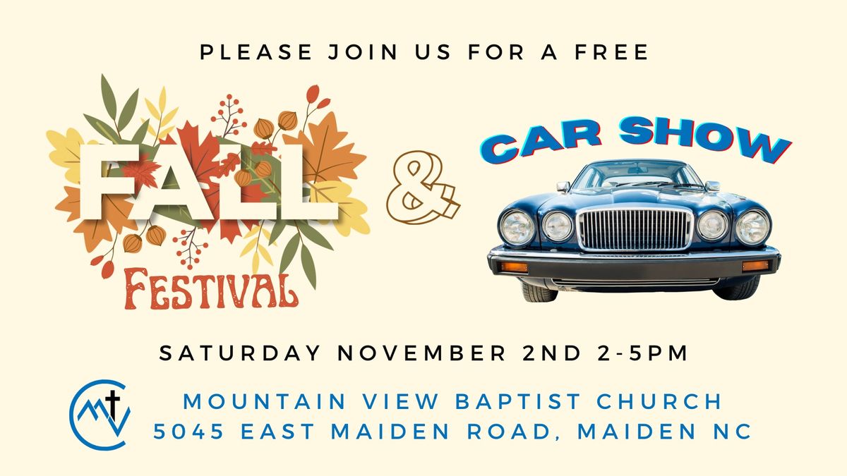 FREE Fall Festival & Car Show