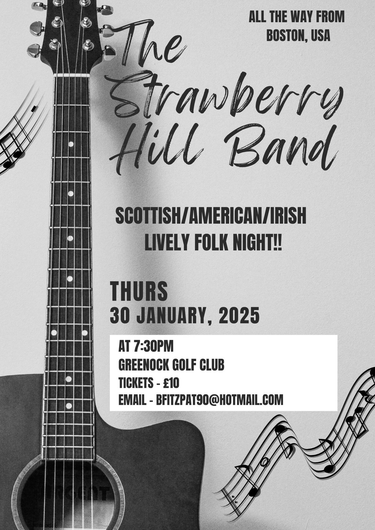 The Strawberry Hill Band Live @ Greenock Golf Club