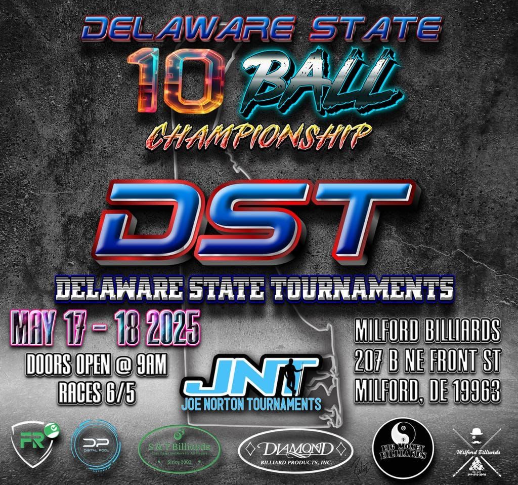 DELAWARE STATE 10 BALL BAR TABLE CHAMPIONSHIPS 